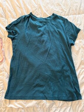 a new day Teal Short Sleeve Crew Neck Tee